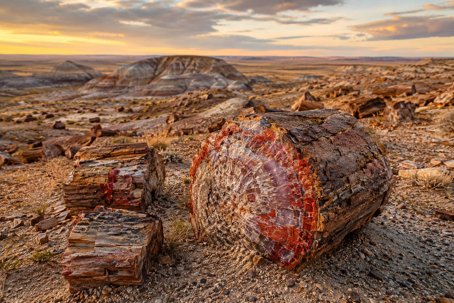 Where to find petrified wood